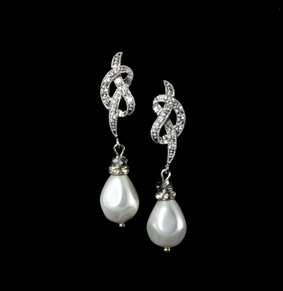 Pearl Wedding Jewelry - Freshwater Pearl Bridal 3-Piece Jewelry Set