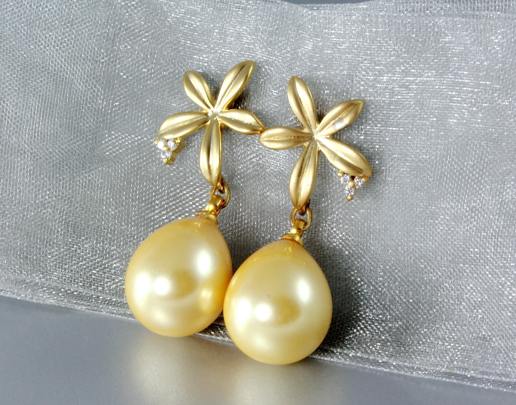 "Ayda" - Pearl Bridesmaids Earrings