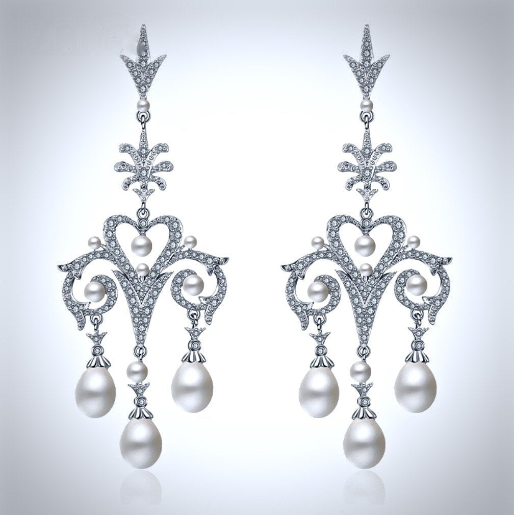 Parure Di Gioielli Crystalline Azuria - Collana E Orecchini In Zirconia, Placcati Oro, Per Donne - Foto 6