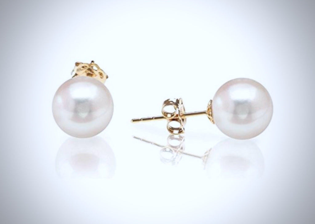 "Coco" - Bridal Freshwater Pearl Bracelet and Earrings Jewelry Set