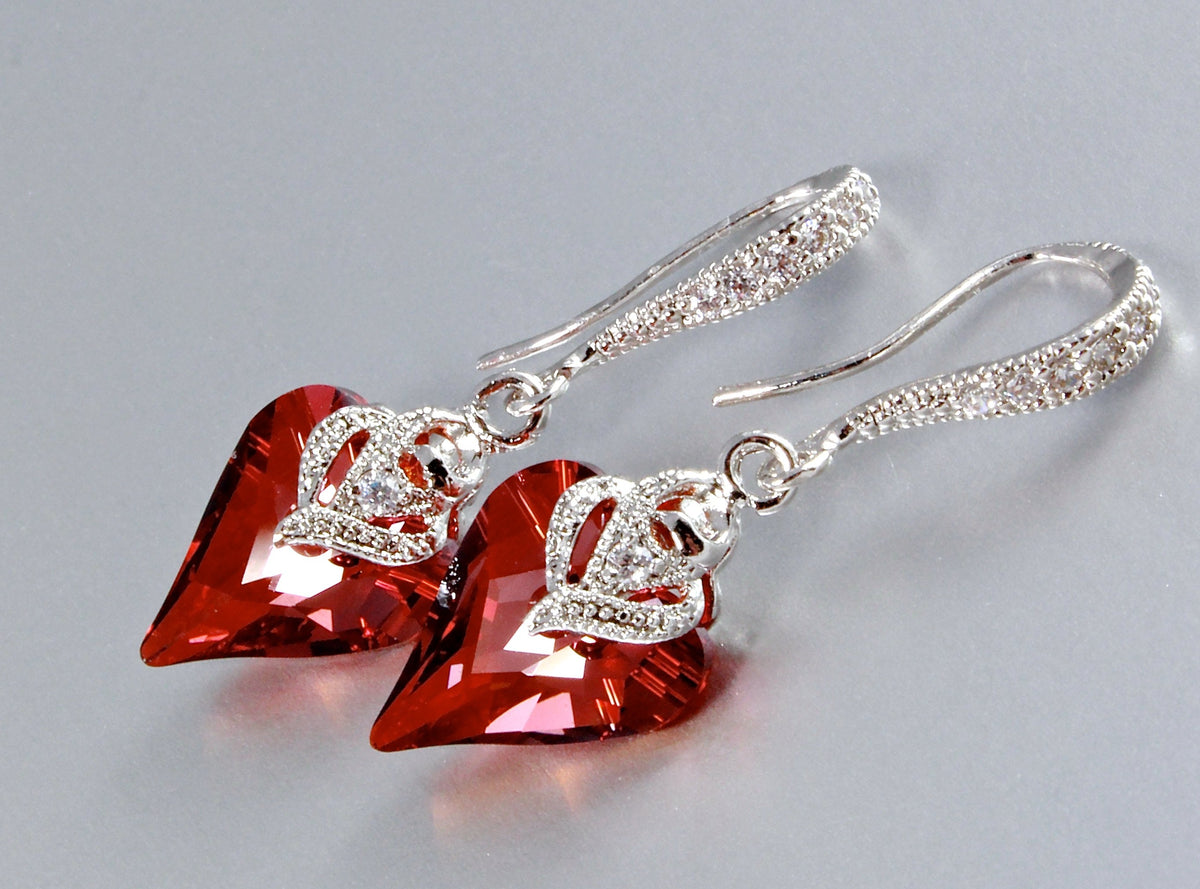 Swarovski love earrings discount