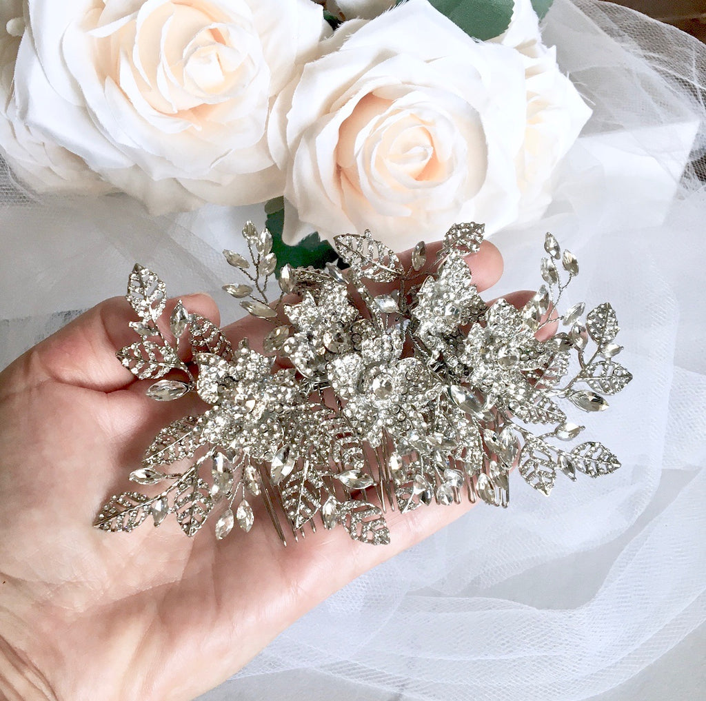 Wedding Hair Accessories - Austrian Crystal Bridal Hair Comb