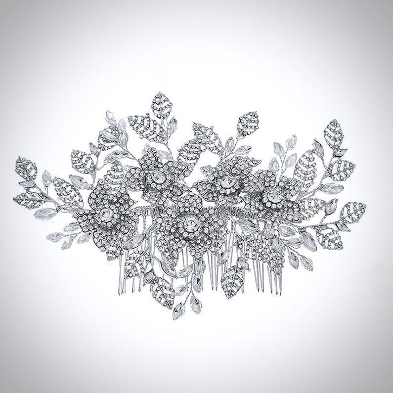 Wedding Hair Accessories - Austrian Crystal Bridal Hair Comb