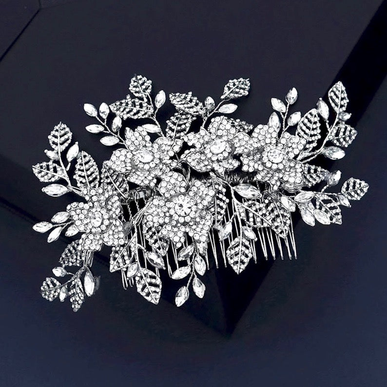 Wedding Hair Accessories - Austrian Crystal Bridal Hair Comb