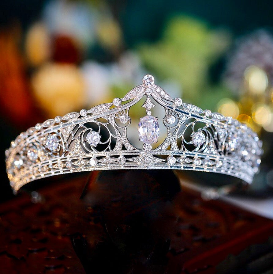 Wedding Hair Accessories - Royal Glamour Bridal Tiara