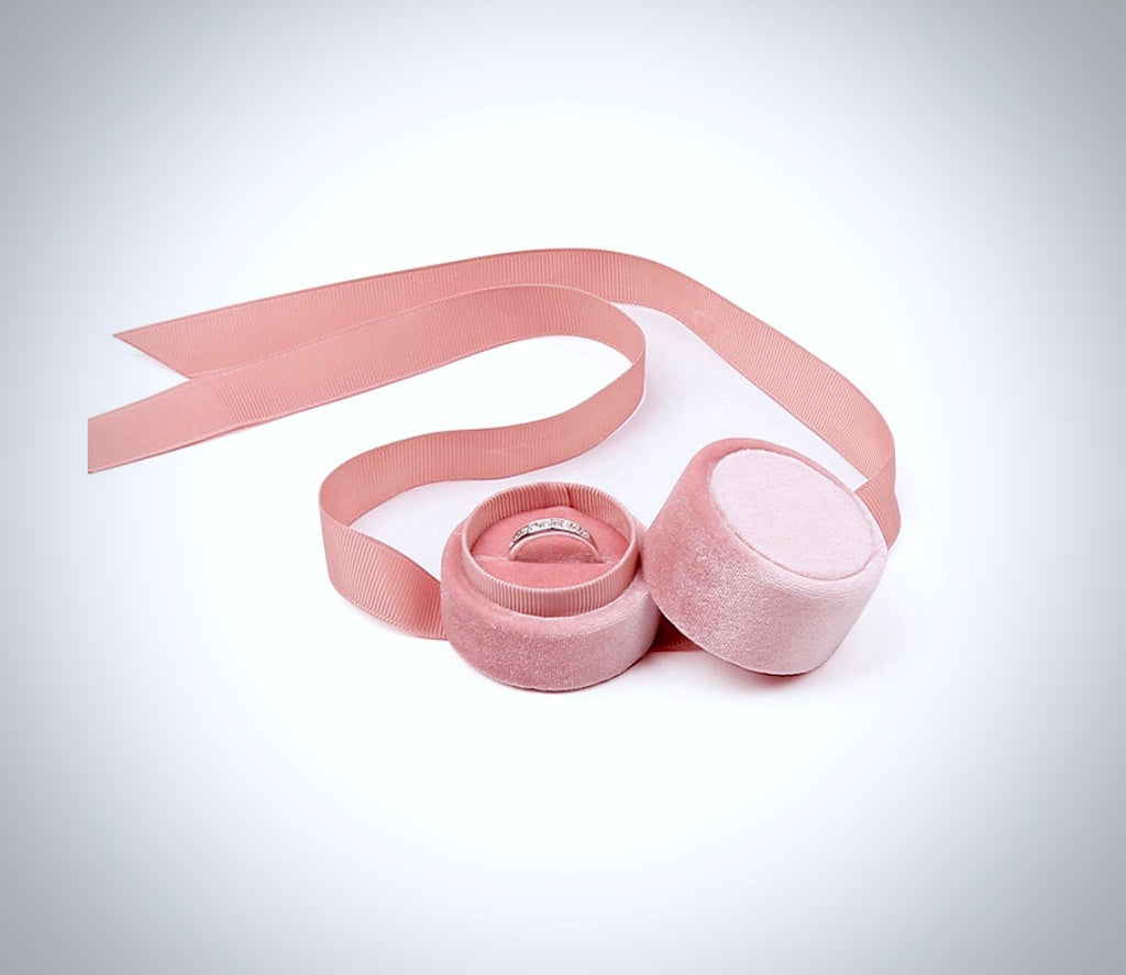 Wedding Accessories - Velvet Ring Box - More Colors Available