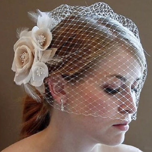 Adora by Simona Wedding Veils - Bridal Birdcage Veil