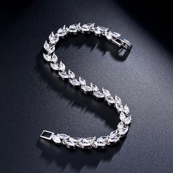 Wedding Jewelry - Cubic Zirconia Bridal Bracelet