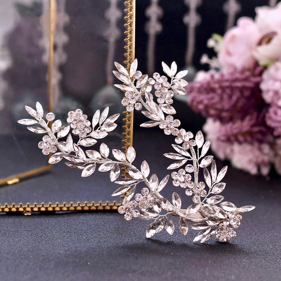 Wedding Hair Accessories - Crystal Bridal Hair Clip/Vine