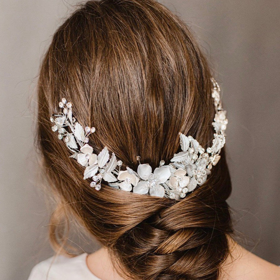 Wedding Hair Accessories - Crystal Bridal Hair Comb - Available in Rose Gold, Silver and Yellow Gold