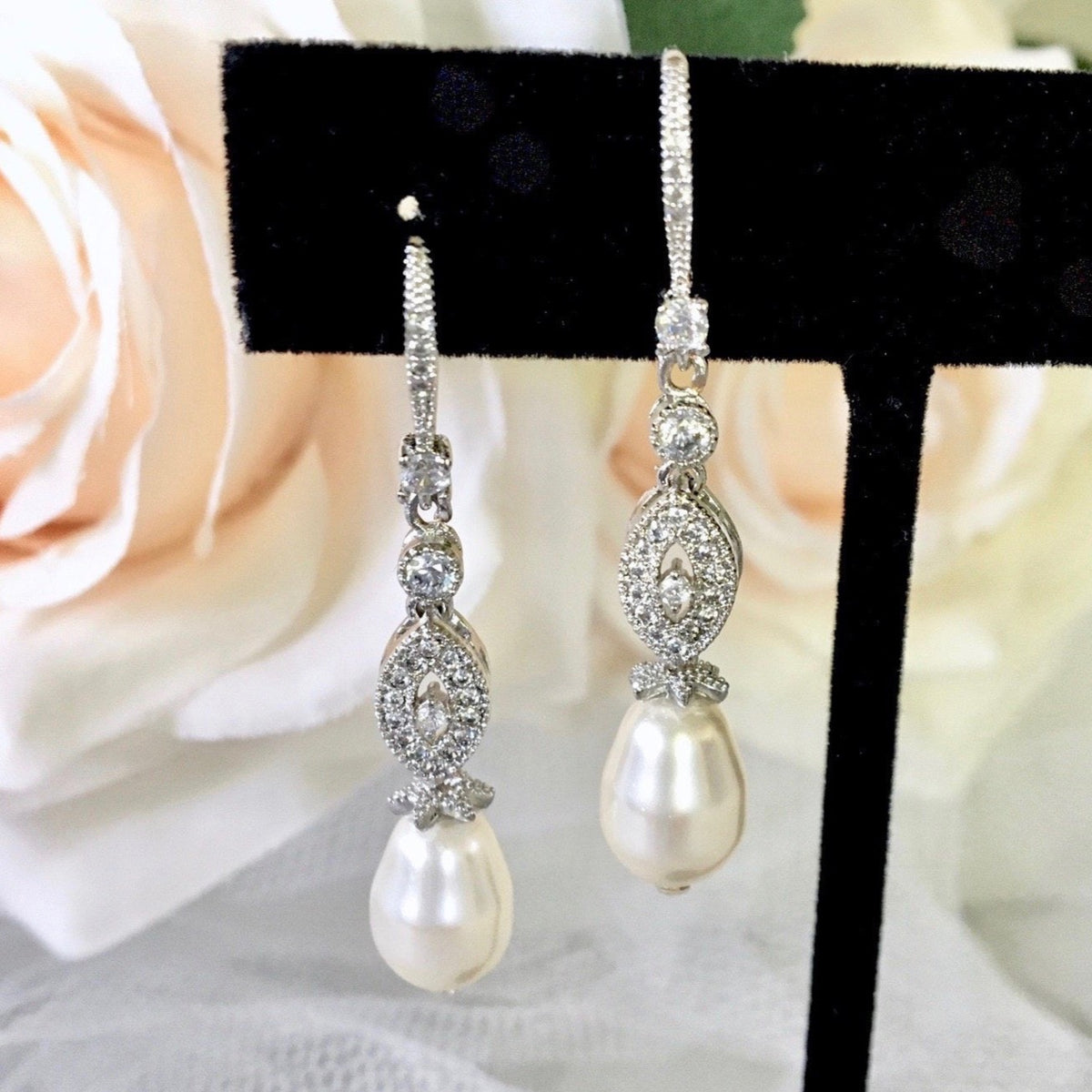 Earrings Cubic Zirconia | Earrings Wedding Women | Long Zirconia Earrings -  -luxury Long - Aliexpress