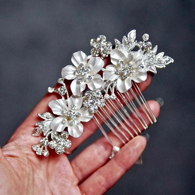 Wedding Hair Accessories - Crystal Bridal Hair Comb - Available in Gold and Silver