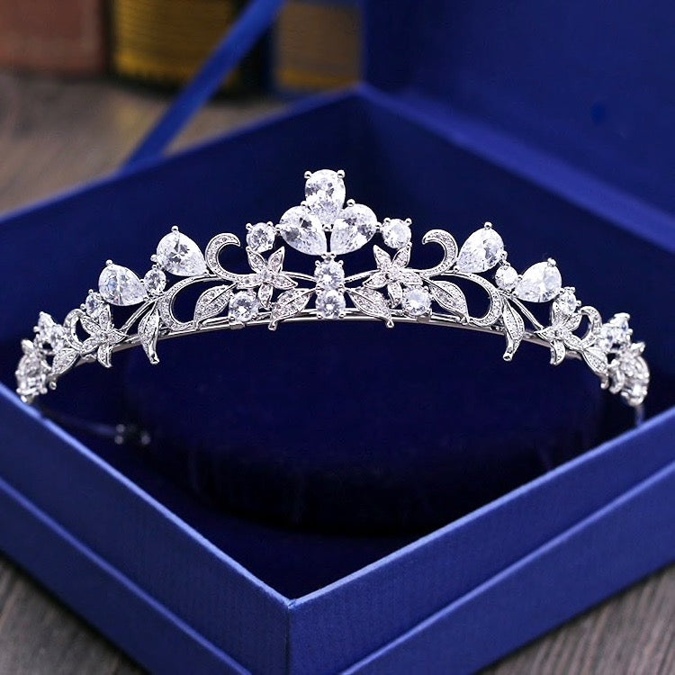 Wedding Hair Accessories - Cubic Zirconia Bridal Tiara