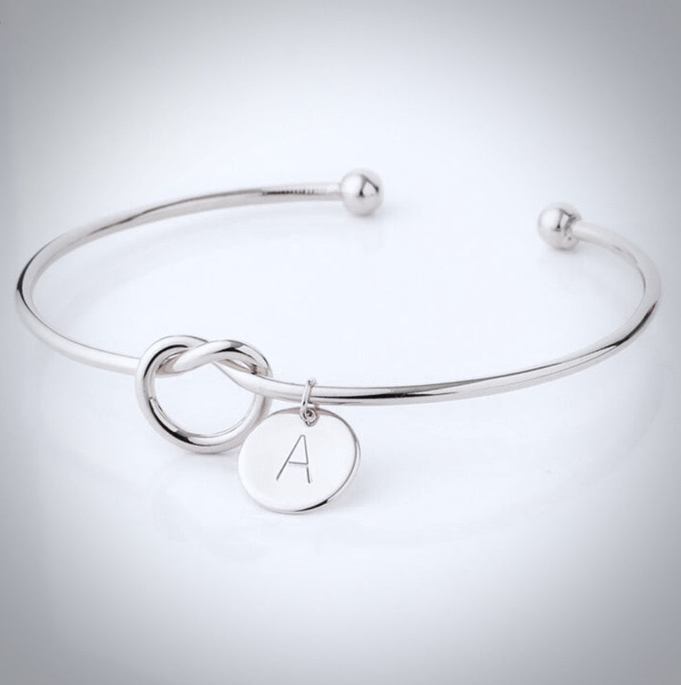 Bridal Party Gifts - Knot Bracelet - Available in Silver, Rose Gold and Yellow Gold