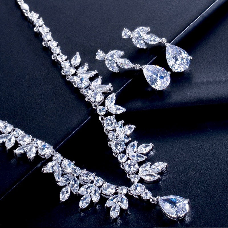 Wedding Jewelry - Cubic Zirconia Bridal Jewelry Set