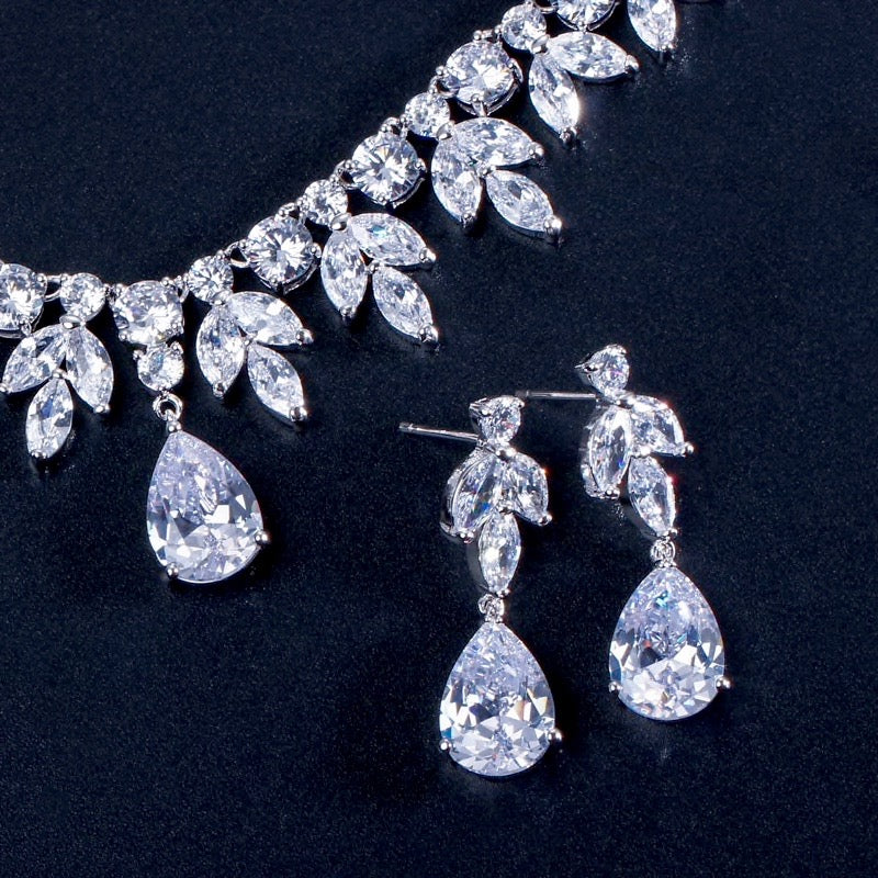 Wedding Jewelry - Cubic Zirconia Bridal Jewelry Set