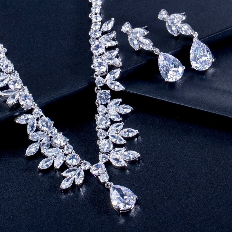 Wedding Jewelry - Cubic Zirconia Bridal Jewelry Set