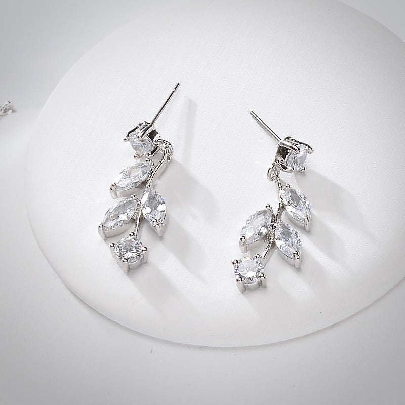 Wedding Jewelry - Cubic Zirconia Bridal Jewelry Set - Available in Silver and Gold
