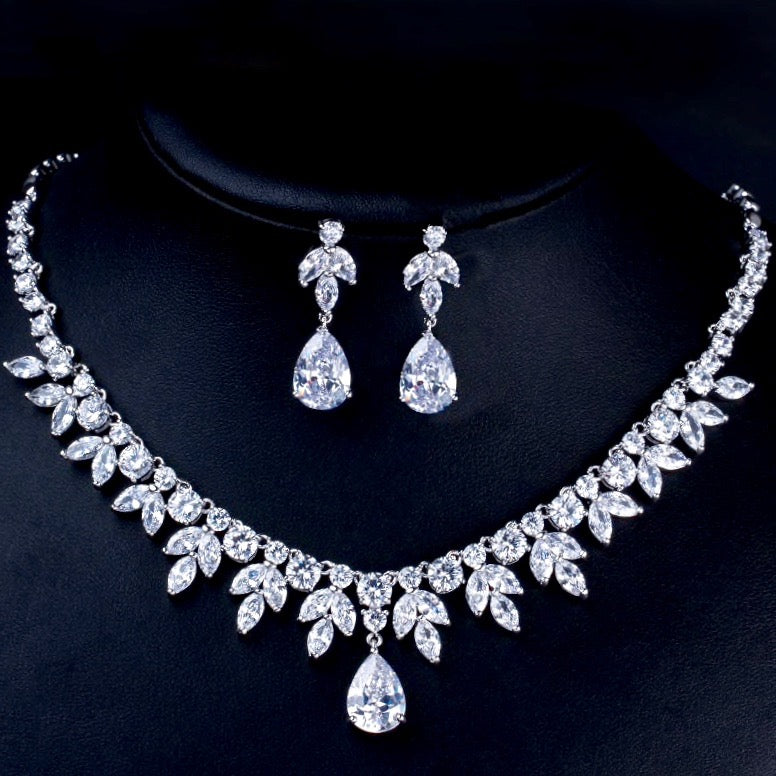 Wedding Jewelry - Cubic Zirconia Bridal Jewelry Set