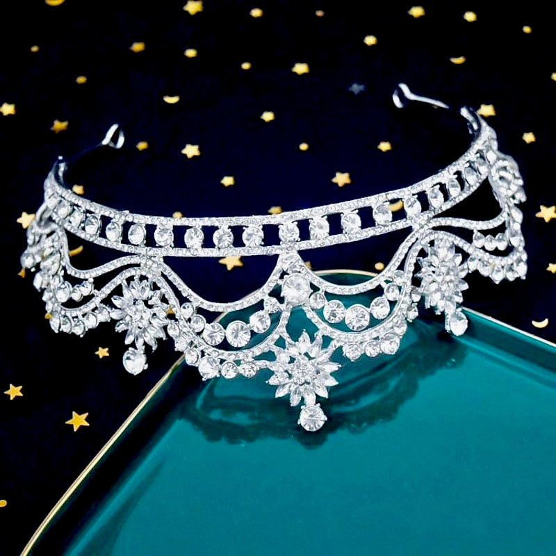 Wedding Hair Accessories - Cubic Zirconia Bridal Tiara