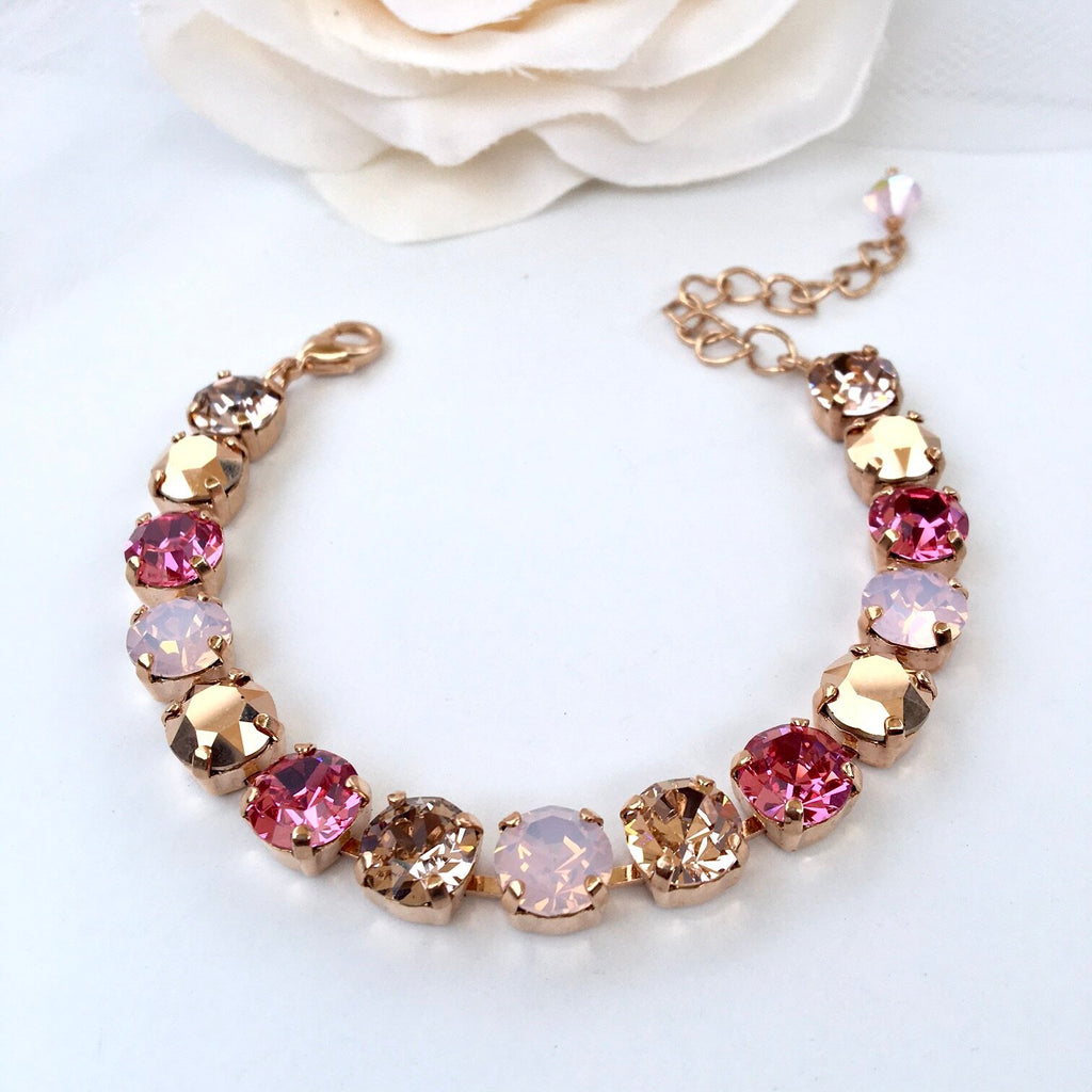 Wedding Jewelry - Swarovski Crystal Bridal Bracelet - More Colors