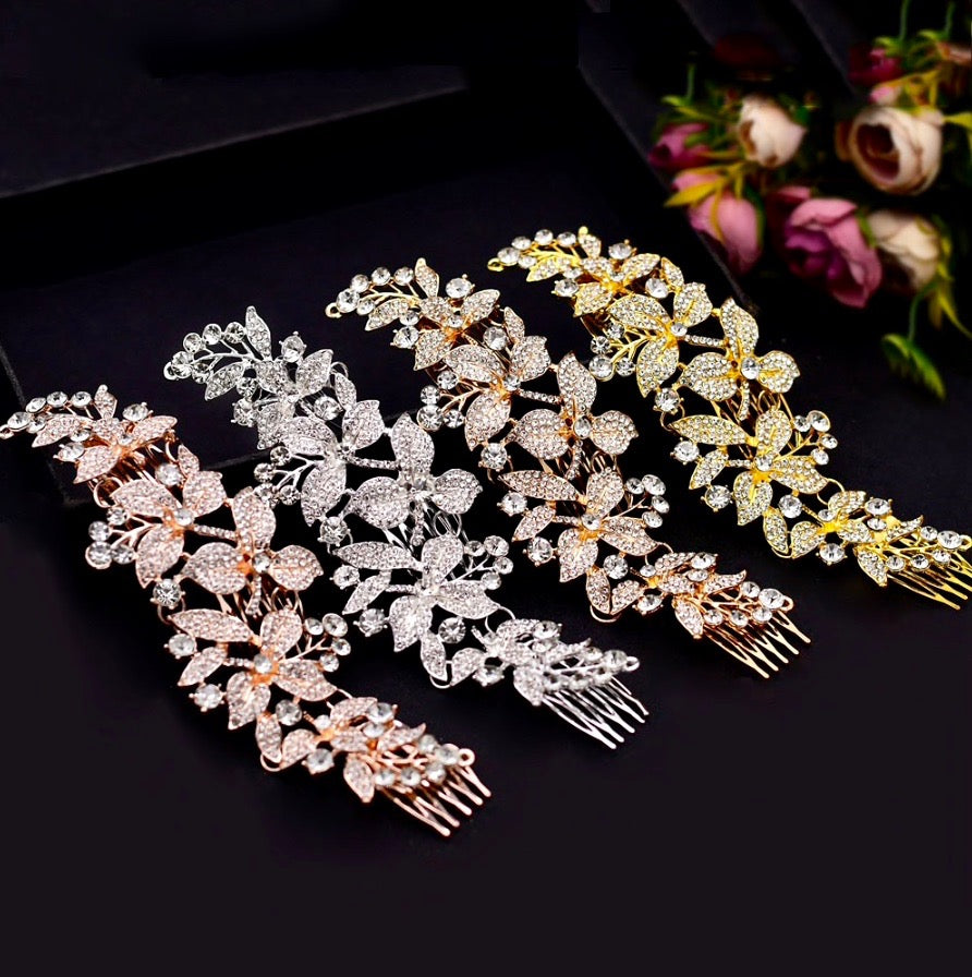 Wedding Hair Accessories - Austrian Crystal Bridal Hair Comb