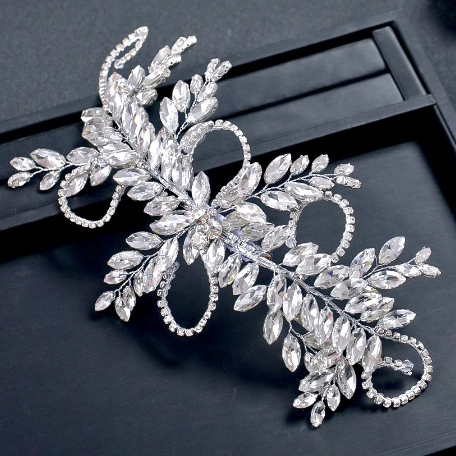 Wedding Hair Accessories - 1920s Style Silver Bridal Hair Accessory