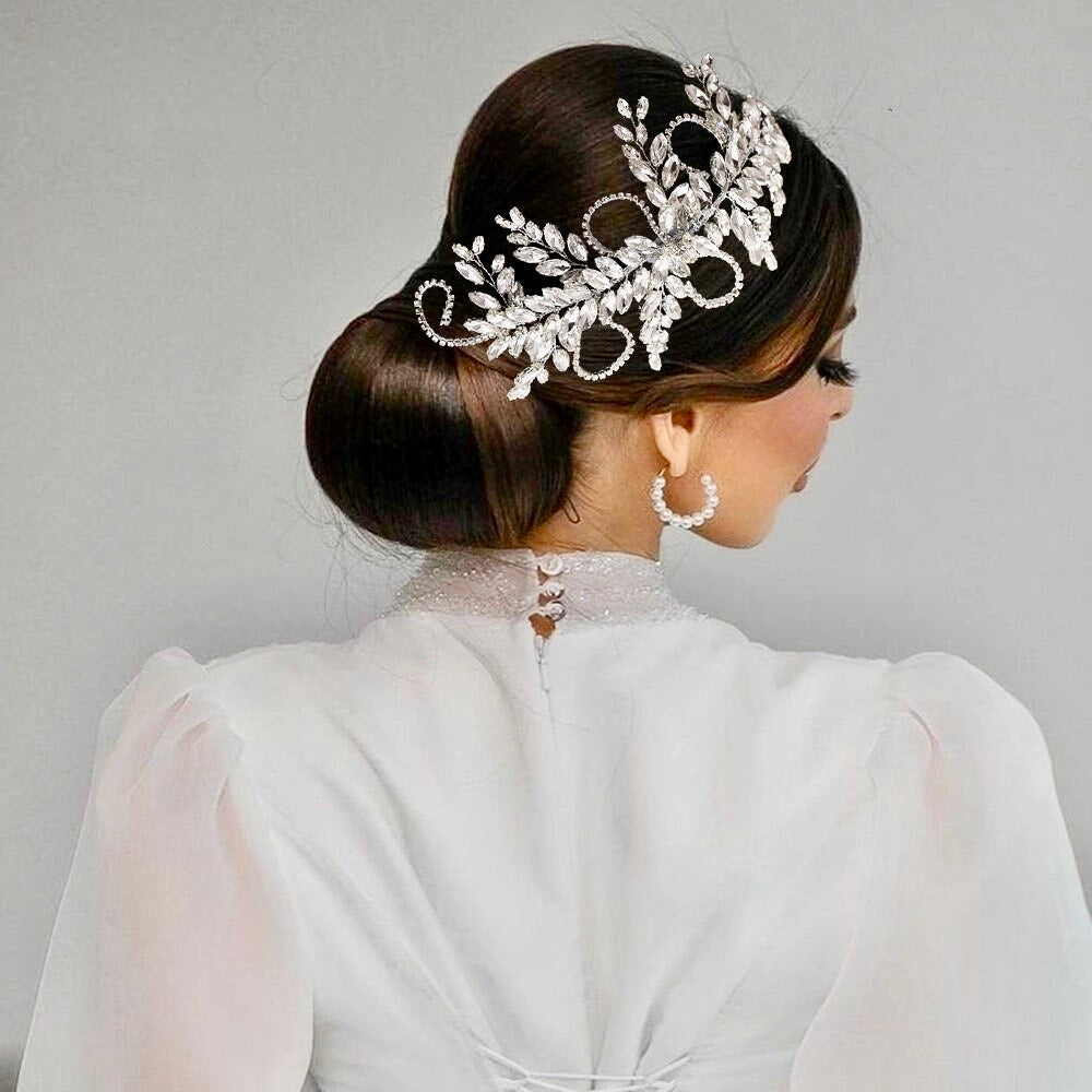 Wedding Hair Accessories - 1920s Style Silver Bridal Hair Accessory