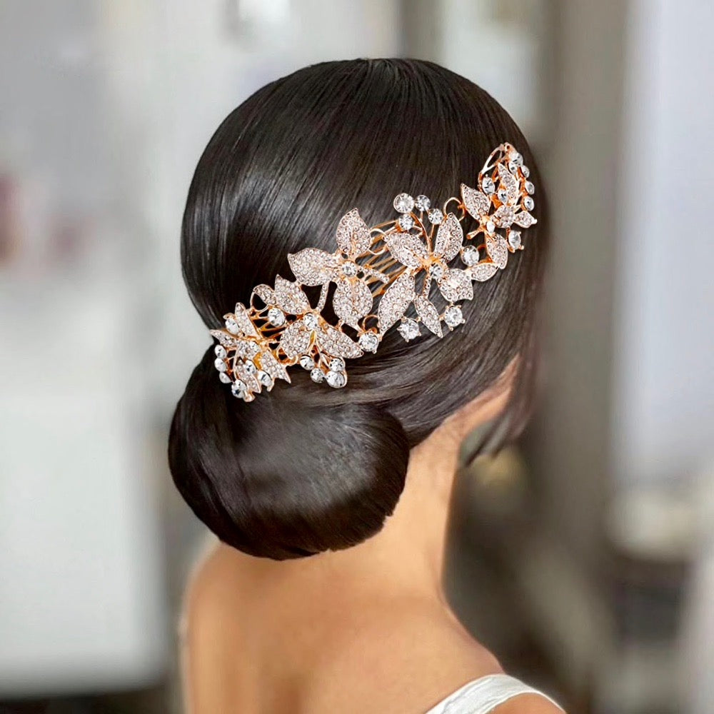 Wedding Hair Accessories - Austrian Crystal Bridal Hair Comb