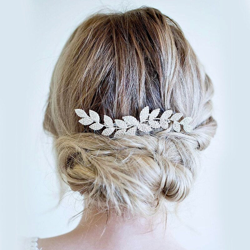 Wedding Hair Accessories - Crystal Bridal Hair Comb - Available in Rose Gold, Silver and Yellow Gold