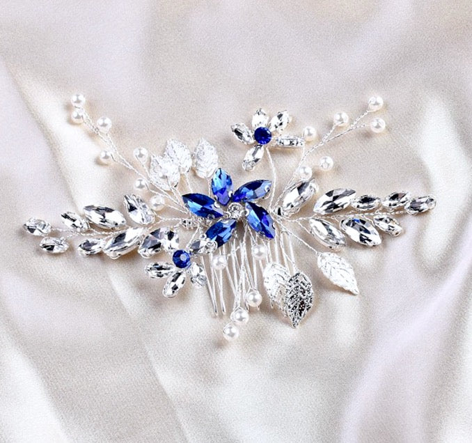Wedding Hair Accessories - Pearl and Crystal Bridal Hair Comb - More Colors Available