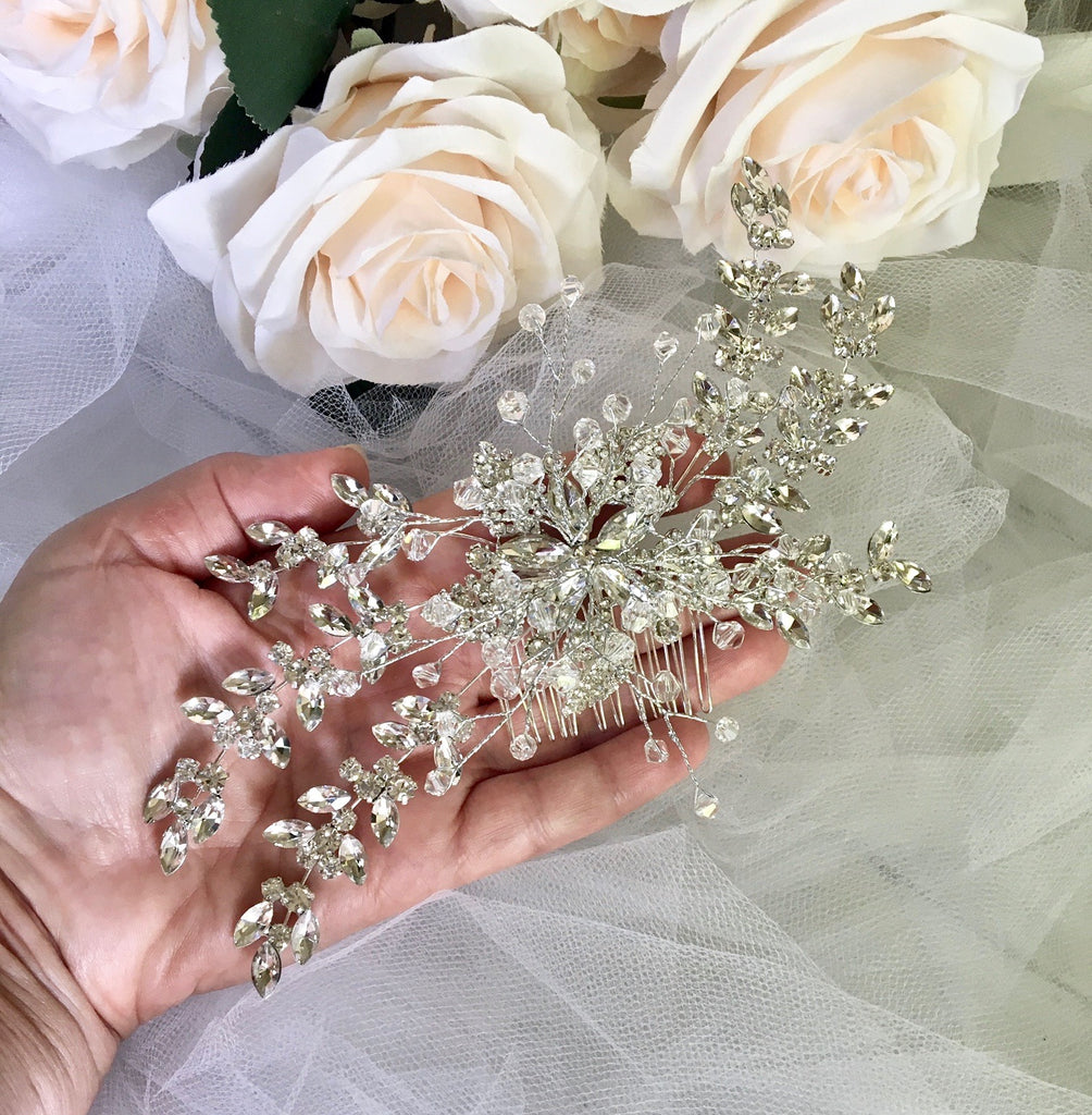 Wedding Hair Accessories - Austrian Crystal Bridal Hair Comb