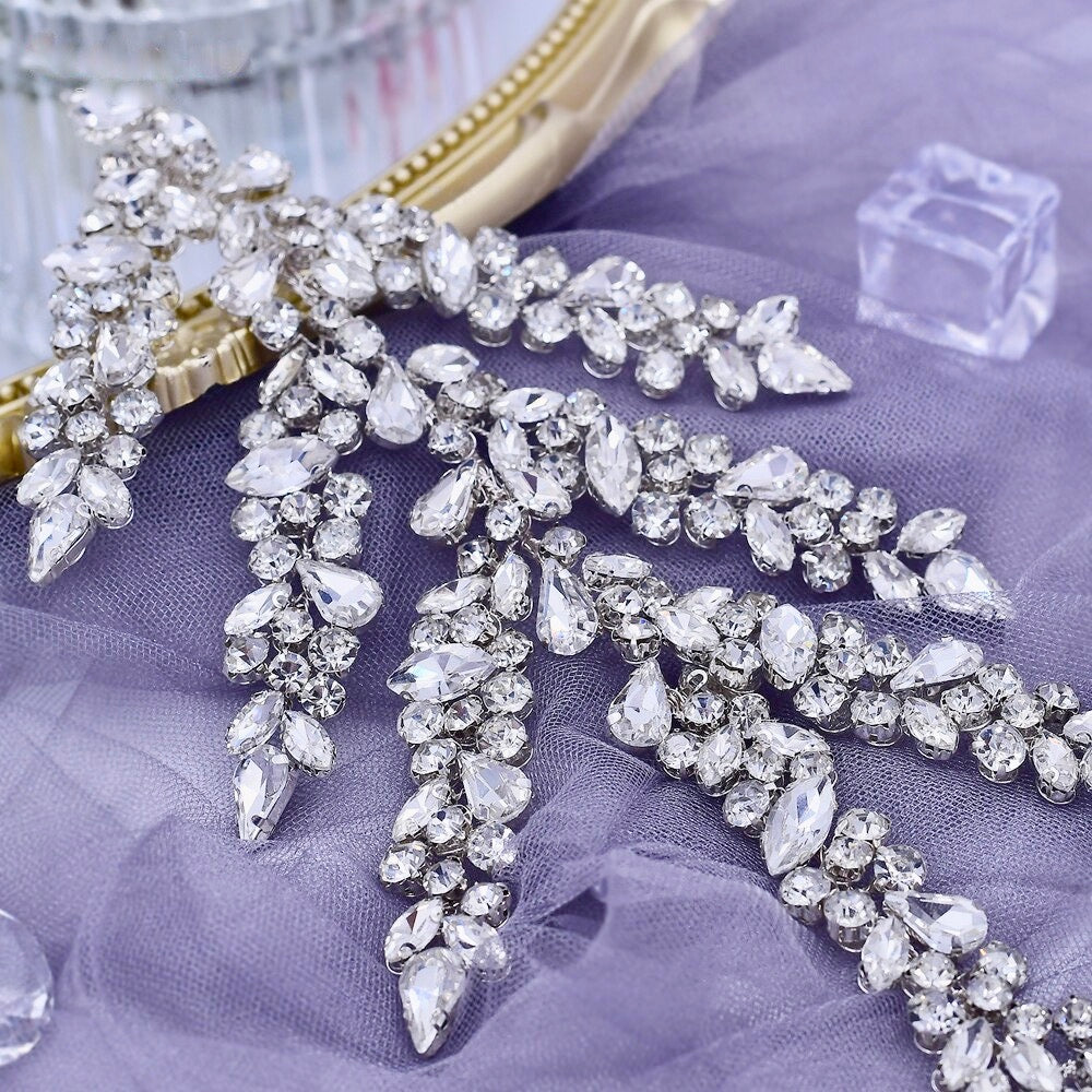 Wedding Hair Accessories - Silver Crystal Bridal Headdress