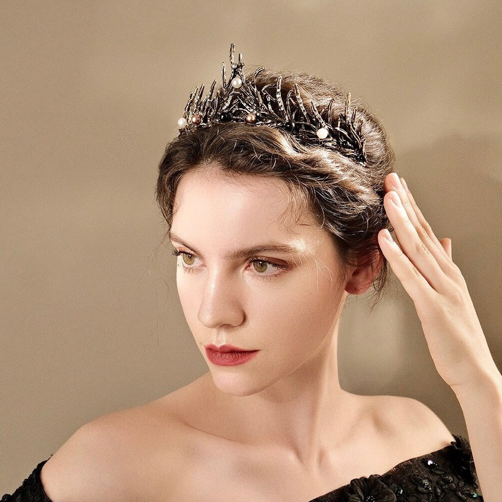 Wedding Hair Accessories - Baroque Bridal Tiara