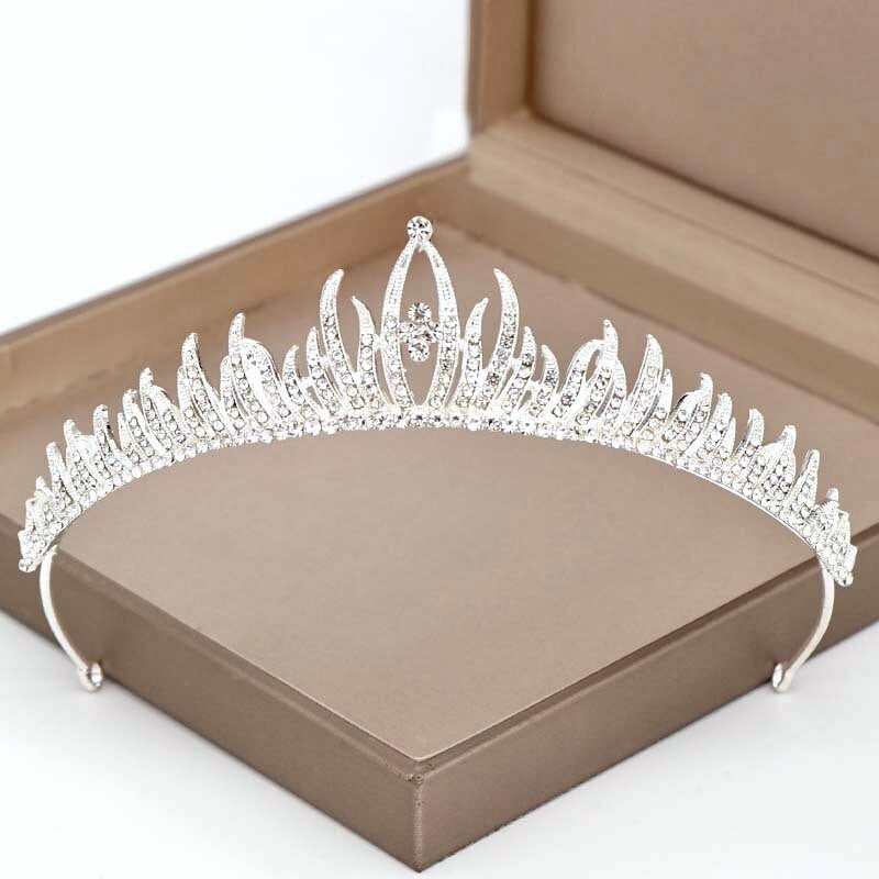 Wedding Hair Accessories - Crystal Bridal Tiara - Available in Silver and Gold