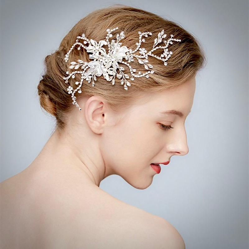 Wedding Hair Accessories - Crystal Bridal Hair Clip/Vine