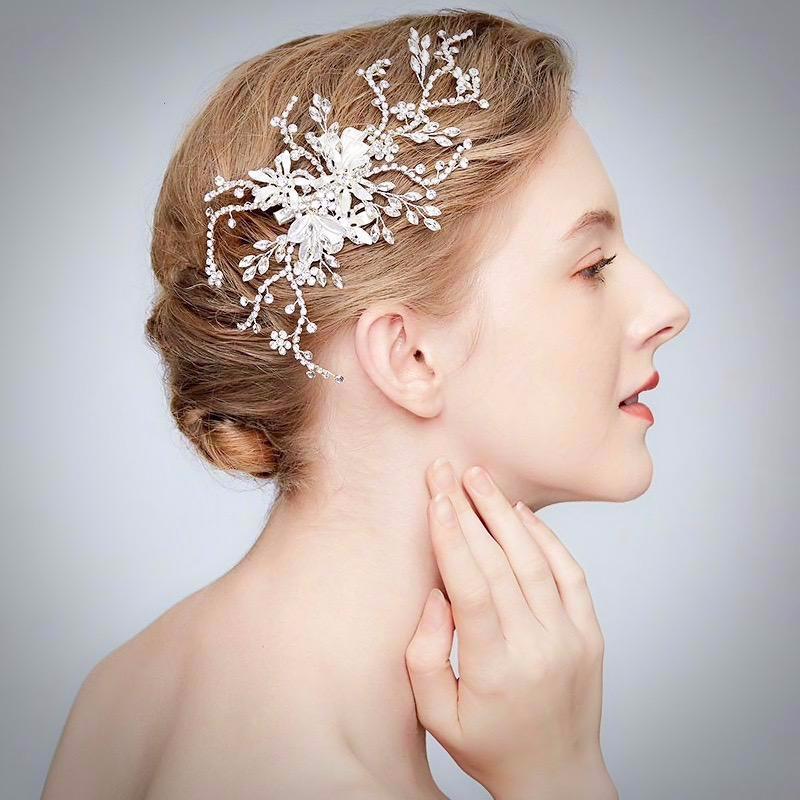 Wedding Hair Accessories - Crystal Bridal Hair Clip/Vine