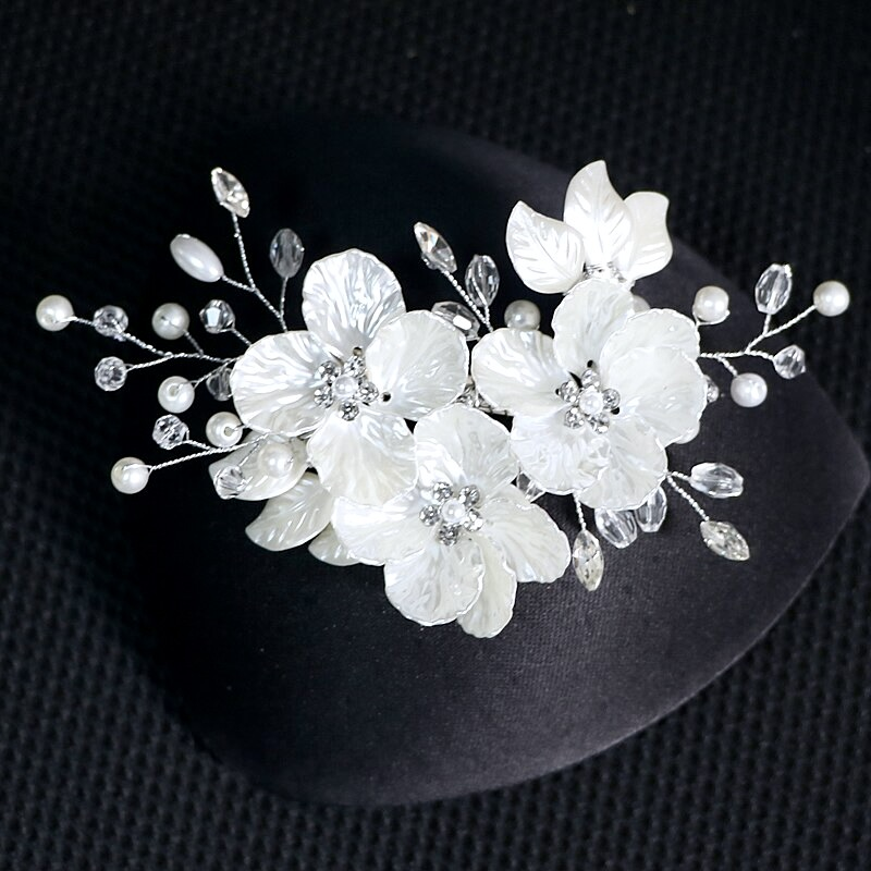 Wedding Hair Accessories - Floral Bridal Hair Clip/Vine