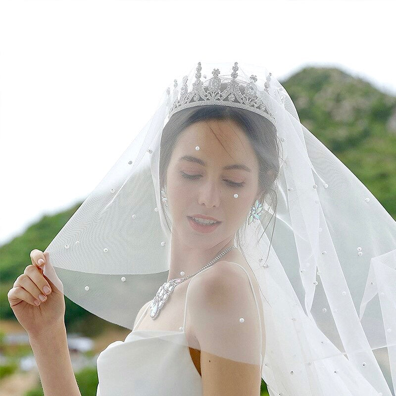 Wedding Hair Accessories - French Glamour Bridal Tiara