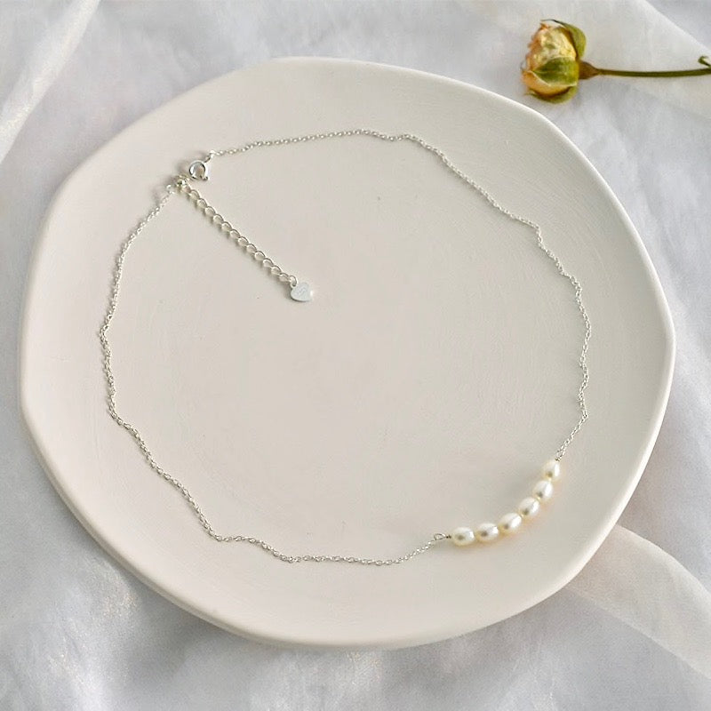 Wedding Jewelry - Freshwater Pearl Bridal / Bridesmaids Necklace