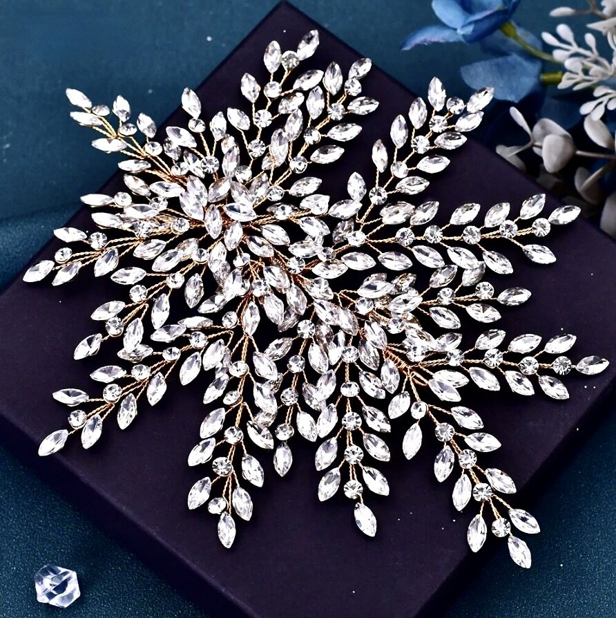 Wedding Hair Accessories - Crystal Bridal Headdress Headpiece