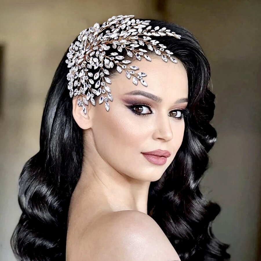 Wedding Hair Accessories - Crystal Bridal Headdress Headpiece