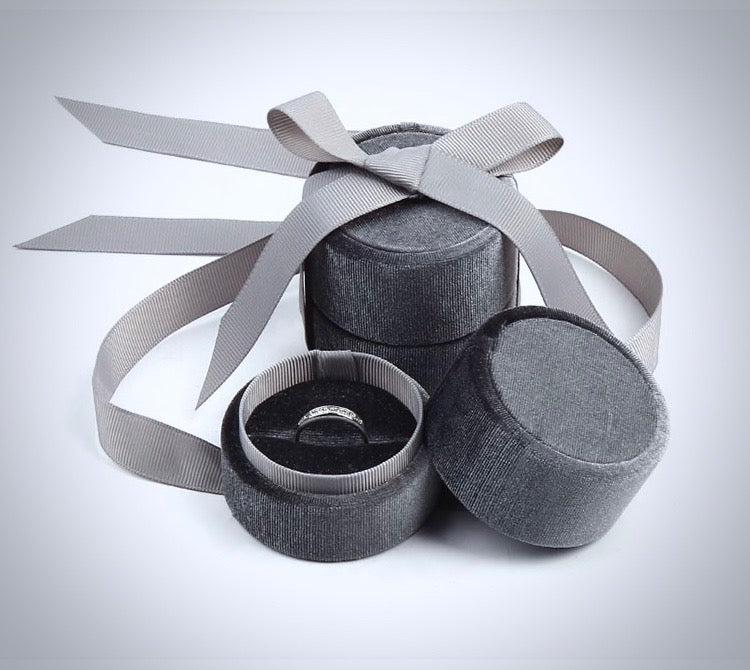 Wedding Accessories - Velvet Ring Box - More Colors Available