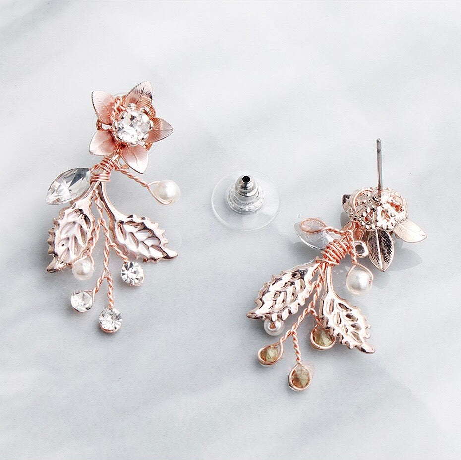Wedding Accessories - Bohemian Rose Gold Bridal Belt/Sash