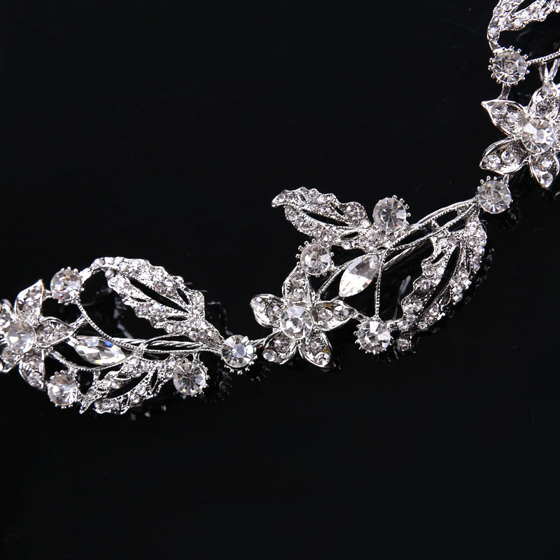 Wedding Hair Accessories - Silver Crystal Bridal Headband