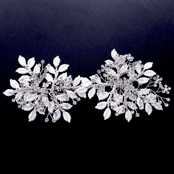 Wedding Hair Accessories - Silver Crystal Bridal Headband/Hair Vine