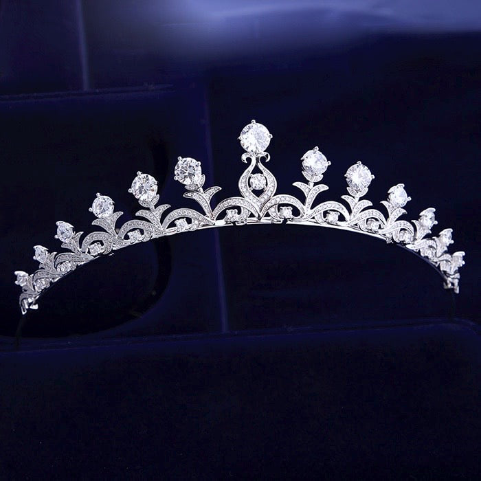 "Pauline" - Wedding Cubic Zirconia Tiara