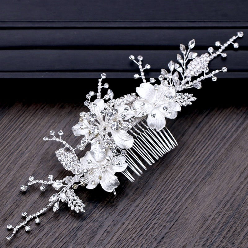 Wedding Hair Accessories - Crystal Bridal Hair Comb - Available in Gold and Silver