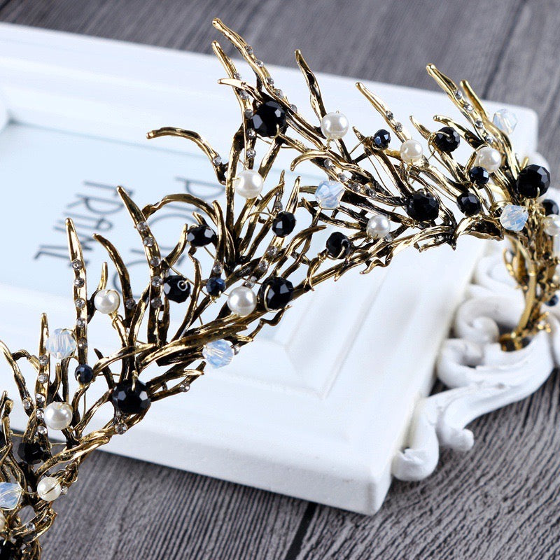Wedding Hair Accessories - Baroque Bridal Tiara
