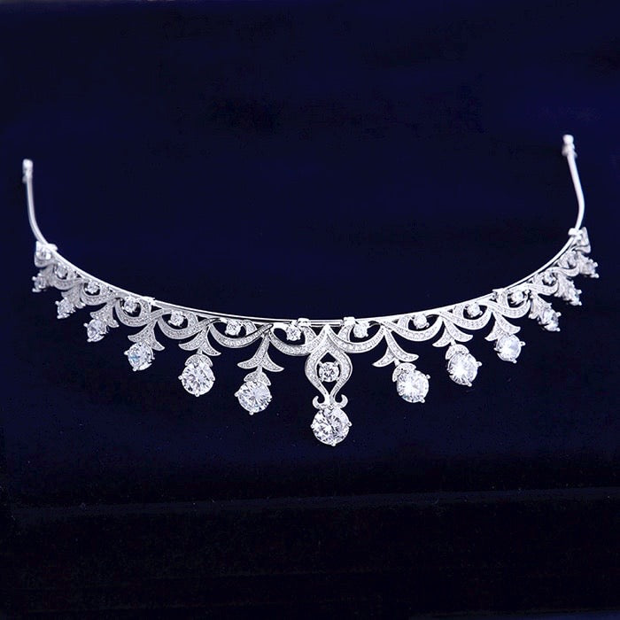 "Pauline" - Wedding Cubic Zirconia Tiara